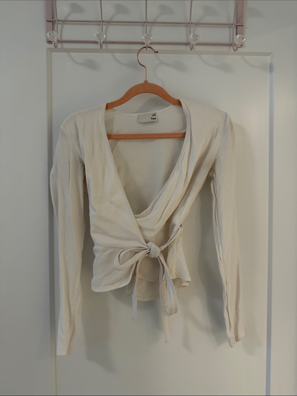 Wilfred Wrap Tie-Front Blouse